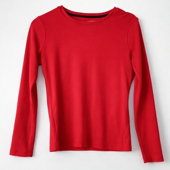 Talbots Tops - Talbots Pink Watermelon Long Sleeve Tee Shirt PS Preppy Polished 100% Cotton